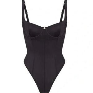 SKIMS Black Shapewear Bodysuit